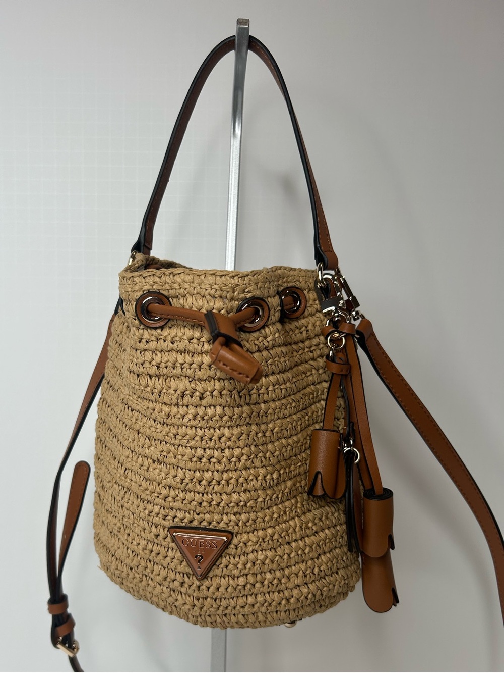 GUESS Ofelia Mini Top Handle Bucket Handbag